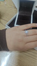 舒弗莫桑鉆戒指女一克拉圓包鉆戒鉑金色情侶對戒訂求婚結婚鉆戒送老婆 主鉆50分【日常佩戴推薦】 閉口12號 曬單實(shí)拍圖