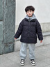 新款男童棉衣假兩件秋冬季羽絨棉服保暖連帽加厚棉服兒童上衣外套 黑色 【加厚不跑絨秒發(fā)京東】 150 建議身高135-145CM 曬單實(shí)拍圖