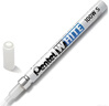 派通（Pentel ）油漆筆0.5mm細頭針管 汽車(chē)補漆劃痕修復 油性記號筆 X100W-F 白色 曬單實(shí)拍圖