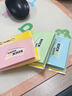 得力彩色告示貼便利貼學(xué)生用創(chuàng  )意大中小號標簽貼粘性可撕便簽紙 76*76mm留言紙N次貼小本子 【12本裝】1200張/76*101彩色顏色隨機 曬單實(shí)拍圖