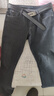 七匹狼牛仔褲男士秋冬季通勤休閑水洗底磨毛加絨保暖彈力舒適長(cháng)褲子男裝 曬單實(shí)拍圖