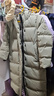 君羽戶(hù)外羽絨服女秋冬款800高蓬松度白鵝絨加厚防風(fēng)長(cháng)款鵝絨服298 卡其綠 S 推薦110以下 曬單實(shí)拍圖