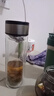 北牧星高硼硅玻璃杯雙層玻璃杯子加厚水晶杯商務(wù)男士杯辦公室茶杯 茶水分離杯 曬單實(shí)拍圖