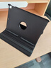 蘋(píng)果2025款iPad11/10平板9保護套Air7/6/5休眠10.2英寸保護殼mini4全包防摔pro磨砂荔枝紋旋轉皮套 【荔枝紋旋轉】--黑色 iPad7/8/9(10.2英寸) 曬單實(shí)拍圖