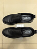 強人商務(wù)休閑鞋舒適軟面軟底套腳皮鞋通勤男鞋 JDA3512010 黑色 42 曬單實(shí)拍圖