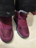 足力健大師老人鞋女冬季棉鞋防滑加絨保暖老年健步鞋媽媽運動(dòng)休閑鞋 9009大棉女款棗紅 36 曬單實(shí)拍圖