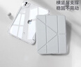 【追劇必備】2025新款ipadair7保護殼透明11代保護套5Pro帶筆槽3Y蘋(píng)果平板防彎摔全包輕薄亞克力 【太空灰】Y型三角結構/穩固支撐/帶筆槽 iPad5/iPad6（9.7英寸） 曬單實(shí)拍圖