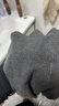 拾襪記灰色羊毛打底褲襪女秋冬壓力顯瘦豎紋加絨加厚連褲襪2025新款爆款 曬單實(shí)拍圖