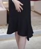 PORTS寶姿年秋冬新品女裝中長(cháng)裙ALL9S610NWQ088 黑色 XS (2) 曬單實(shí)拍圖