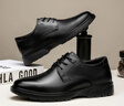海瀾之家HLA皮鞋男秋冬英倫頭層牛皮鞋子男士正裝商務(wù)休閑鞋男 T342黑色40 曬單實(shí)拍圖