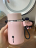 RICH YOUR HOME德國品質(zhì)智能保溫杯男女生水杯女新款2025高顏值學(xué)生簡(jiǎn)約便攜小巧 布蕾粉320ml 曬單實(shí)拍圖