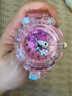 京川旭兒童手表只看時(shí)間男女孩玩具手環(huán)三麗歐庫洛米幼兒園孩童可發(fā)光電子小朋友小孩子圣誕生日禮物 紫色庫洛米 曬單實(shí)拍圖