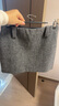 OCHIRLY【新品】人字紋羊毛薄呢a字半身裙短裙氣質(zhì)25秋冬尖貨爆品 灰色 S 曬單實(shí)拍圖