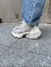 安踏天闕（SKYLOFT）丨厚底時(shí)尚老爹鞋女冬季新款休閑鞋122548803 積云灰/銀/象牙白-1 38 (女7) 曬單實(shí)拍圖