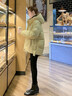 Aosijie高端品牌羽絨服女短款2025冬季新款寬松加厚保暖小個(gè)子白鴨絨外套 奶黃色 M 【105-125斤】 曬單實(shí)拍圖