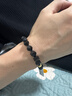 AWNL如意轉輪黑曜石手鏈男手串小眾輕奢時(shí)尚百搭飾品送男友生日禮物 【黑曜石補水】 M碼 推薦手圍15-16cm 曬單實(shí)拍圖