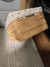 杺園越南藤編收納筐日式ins桌面手工編織籃子零食盒長(cháng)方形藤編手提箱 提手二 L號(38*28*18cm) 曬單實(shí)拍圖