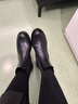 愛(ài)步（ECCO）防滑百搭套筒短靴女 型塑266503 01001黑色 38 (建議正碼正拍) 曬單實(shí)拍圖