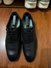 金利來(lái)（Goldlion）男鞋25新品正裝皮鞋商務(wù)通勤柔軟舒適牛津鞋G580510147AAA黑色40 曬單實(shí)拍圖