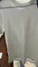 拇指白小T三代水云棉短袖純棉T恤男白小丅百搭免燙打底衣服 白色男款 L 曬單實(shí)拍圖