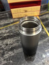 特美刻（TOMIC）戶(hù)外分離保溫杯男士茶杯便攜養生車(chē)載悶茶杯泡茶杯生日新年禮物 【純鈦內膽+鈦茶隔】漸變黑520ml 曬單實(shí)拍圖