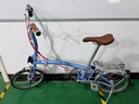 CRANSTON R9 Max 北冰藍 M把/S把9速16寸城市復古輕便便攜小布折疊自行車(chē) Arctic blue/北冰藍M把 9速 16英寸 曬單實(shí)拍圖