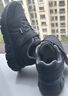 足力健防滑老人鞋加厚保暖棉鞋冬季防寒雪地靴加絨爸爸鞋9160 黑色 39 曬單實(shí)拍圖