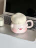 精東家可愛(ài)小豬陶瓷馬克杯圣誕節生日禮物情侶杯子高顏值女生家用喝水杯 粉色閉眼小豬-440ml 【閨蜜/情侶/生日/伴手禮】】 曬單實(shí)拍圖