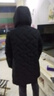 花花公子青少年羽絨服2025新款中長(cháng)款潮流冬裝男士冬季鴨絨加厚保暖外套 黑色 M (適合80-95斤) 曬單實(shí)拍圖