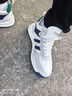 卡帝樂(lè )鱷魚(yú)（CARTELO）男鞋休閑鞋秋季百搭老爹鞋子男跑步運動(dòng)鞋 QH8003 米深藍 41 曬單實(shí)拍圖