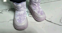巴布豆（BOBDOG）童鞋女童冬款舒適保暖靴子時(shí)尚百搭兒童雪地靴116555056淺粉紫28 曬單實(shí)拍圖