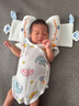 洽苒日本定型枕嬰兒0-6-12個(gè)月睡圓頭糾正偏頭型小米枕頭嬰兒定型枕 抽拉調節【小米填充-10A抗菌】粉色翅膀 動(dòng)物 31x17x0cm 曬單實(shí)拍圖