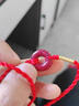 BJYL2026上岸朱砂平安扣本命年紅繩腰鏈男紅腰帶紅色禮物女護身符腰繩 禮盒裝 曬單實(shí)拍圖