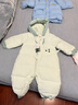 巴拉巴拉童裝嬰兒羽絨服連體衣2025寶寶冬裝加厚哈衣爬服萌趣208425120214 曬單實(shí)拍圖