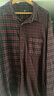 優(yōu)衣庫男裝女裝法蘭絨格子襯衫長(cháng)袖襯衣外套485133 18 暗紅色 2XL 曬單實(shí)拍圖