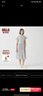 MUJI MUJI IDEE 女式 平紋 無(wú)袖連衣裙 女裝裙子夏季 GAD13C4S 藍灰色 M (155/80A) 曬單實(shí)拍圖