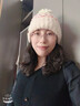 卡蒙（Kenmont）手工編織羊毛圈圈紗可愛(ài)毛絨毛線(xiàn)帽女護額保暖護耳針織帽km-9514 曬單實(shí)拍圖