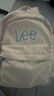 Lee雙肩包女士輕便小型背包出行媽咪包小書(shū)包戶(hù)外短途旅行包 米灰色 曬單實(shí)拍圖