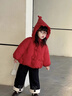 班喜迪女童羽絨服冬裝新款女寶寶衣服嬰兒外套兒童冬季小童裝過(guò)年拜年服 紅色 90 充絨量：62g 曬單實(shí)拍圖