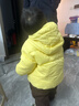 巴拉巴拉童裝寶寶羽絨服三防男童冬裝女童連帽外套萌趣2025新款面包服外套 黃色鴨鴨31004-白鴨絨 90 充絨量51g 曬單實(shí)拍圖