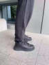 海瀾之家（HLA）男鞋春季2026新款復古工裝鞋戶(hù)外休閑皮鞋厚底中幫馬丁鞋子男 黑色中幫-四季單里 41 曬單實(shí)拍圖