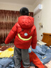 papa【三防】爬爬冬兒童羽絨服男女童防寒抗菌抗靜電 紅色 120 曬單實(shí)拍圖