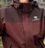 駱駝（CAMEL）三合一沖鋒衣男女新款戶(hù)外防暴雨防風(fēng)登山服進(jìn)藏外套AK80 A34CATR808，紅木棕/磚石褐，男女同款 XXL 曬單實(shí)拍圖