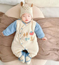 NAOISKEY?腦斯基新生嬰兒a類(lèi)衣服秋冬季寶寶外出棉服幼兒冬裝加棉包腳連體衣 保暖加厚粉色 36cm 59碼：0-3個(gè)月寶寶 曬單實(shí)拍圖