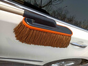 GERTHRON德國汽車(chē)除塵撣子專(zhuān)用擦車(chē)神器不傷漆帶收納盒掃灰塵車(chē)用除雪蠟 【新升級-加厚刷毛-可伸縮】咖色棉線(xiàn)蠟拖+收納盒 曬單實(shí)拍圖