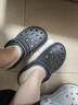 卡駱馳（CROCS）白鹿同款經(jīng)典閃耀云朵洞洞鞋女士休閑鞋沙灘鞋|207241 黑色-001 36 /37(230mm) 曬單實(shí)拍圖