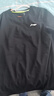 李寧長(cháng)袖t恤男士秋冬季新款加絨圓領(lǐng)套頭棉質(zhì)衛衣休閑寬松運動(dòng)服上衣 黑色-小標【春秋款】 3XL /190 (190斤-205斤) 曬單實(shí)拍圖