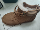 百麗男鞋保暖雪地靴男25冬新厚實(shí)高幫保暖棉鞋東北靴A1334DD5 駝色 41 曬單實(shí)拍圖