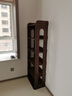 小匠材實(shí)木書(shū)架置物架簡(jiǎn)易書(shū)柜一體靠墻窄縫轉角書(shū)架置物儲物柜六層60 曬單實(shí)拍圖