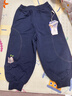 MQDMINI童裝兒童褲子春季男女童衛褲5A抗菌寬松束腳休閑褲松鼠蘑菇 曬單實(shí)拍圖